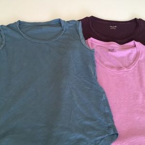 Madewell Cotton tank tops